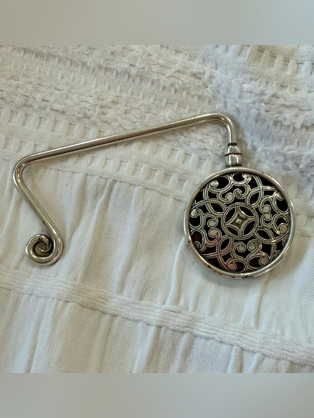 Brighton Ferrara Deco Scroll Handbag Table Hook